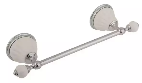 Полотенцедержатель «Migliore» Olivia 17499 на стену хром/белый