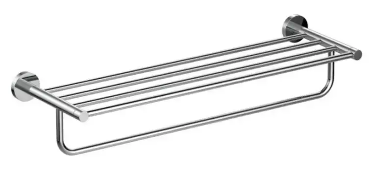 Полотенцедержатель с полкой «Акватек» Европа AQ4115CR на стену хром