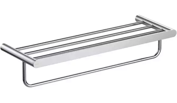 Полотенцедержатель с полкой «Акватек» Лира AQ4415CR на стену хром