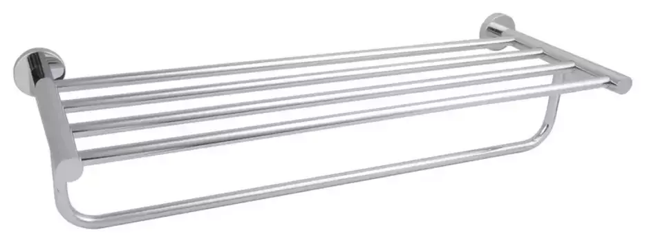 Полотенцедержатель с полкой «Акватек» Вега AQ4015CR на стену хром