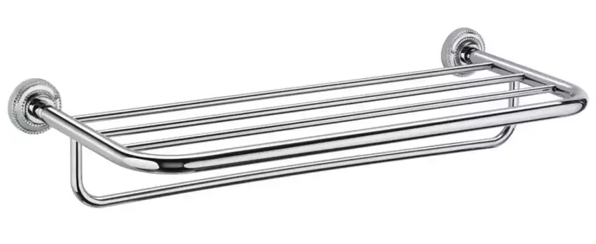 Полотенцедержатель с полкой «Fixsen» Style FX-41115 на стену хром