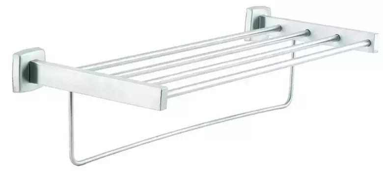 Полотенцедержатель с полкой «Mediclinics» Medisteel AI0710CS на стену матовый хром