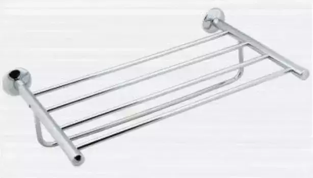 Полотенцедержатель с полкой «Rainbowl» Otel 2554 на стену хром