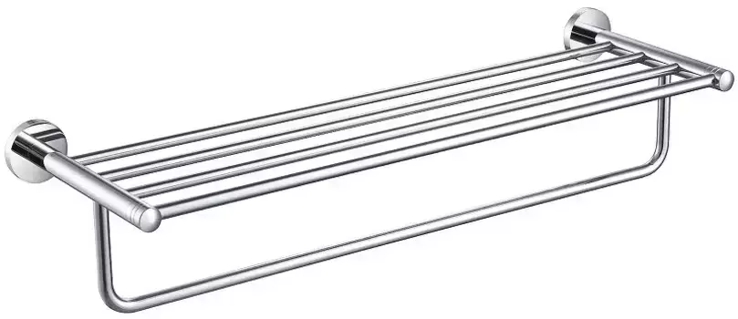 Полотенцедержатель с полкой «Timo» Saona 13058/00 на стену хром