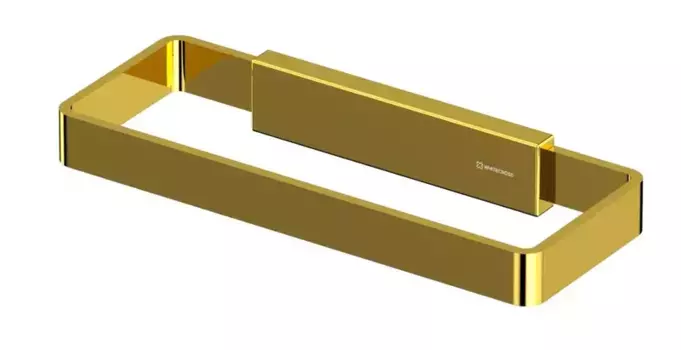 Полотенцедержатель «Whitecross» Cubo CU2458GL на стену золото