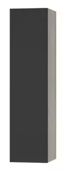 Полу-пенал «Misty» Поло 20 подвесной антрацит/дуб Галифакс белый универсальный