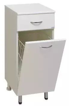 Полу-пенал «Runo» Эконом 30 с корзиной белый