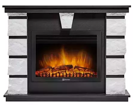 Портал «Firelight» Excalibur25 камень белый/венге