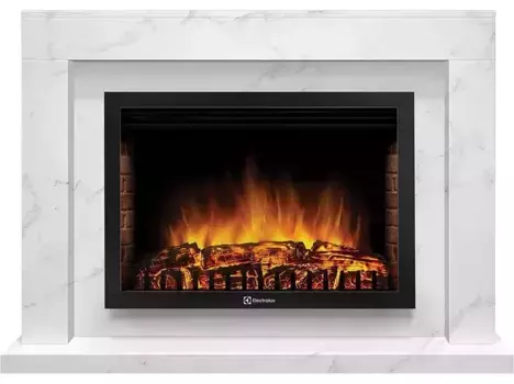 Портал «Firelight» Simple 25 белый мрамор