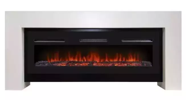 Портал «Firelight» Suprema Long белый/черный