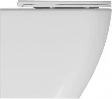 Приставной унитаз безободковый «Allen Brau» Reality 4.32004.20/4.32007.20 белый с сиденьем дюропласт с микролифтом белое