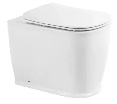 Приставной унитаз безободковый «Belbagno» Prado BB10150CB белый (BB10150SC) с сиденьем дюропласт с микролифтом