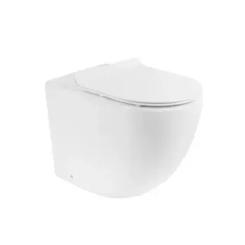 Приставной унитаз безободковый «Belbagno» Sfera-R BB2141CBR белый (BB2111SC) с сиденьем дюропласт с микролифтом