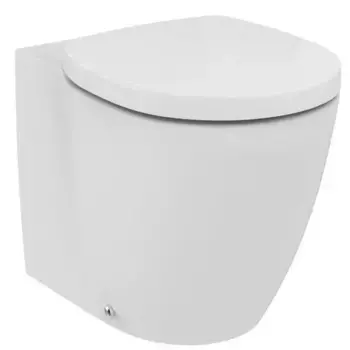 Приставной унитаз безободковый «Ideal Standard» Connect AquaBlade E052401 (E712801) белый с сиденьем дюропласт белое