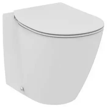 Приставной унитаз «Ideal Standard» Connect E803401 (E772301) белый с сиденьем дюропласт белое