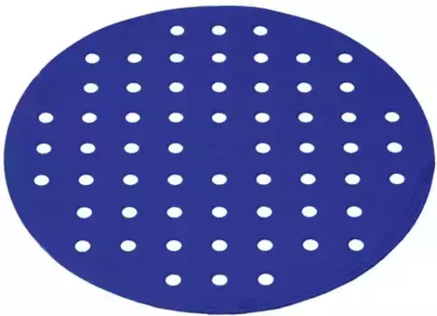 Противоскользящий коврик в ванну «Ridder» Action 167213old 53/53 каучук голубой