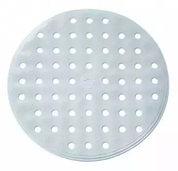 Противоскользящий коврик в ванну «Ridder» Action 167223old 53/53 каучук серый