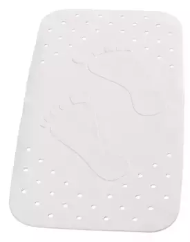 Противоскользящий коврик в ванну «Ridder» Plattfuss 67081 72/38 каучук белый