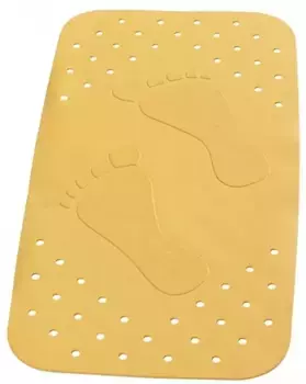 Противоскользящий коврик в ванну «Ridder» Plattfuss 67084 72/38 каучук жёлтый