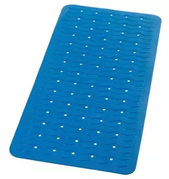 Противоскользящий коврик в ванну «Ridder» Playa 68303 80/38 каучук голубой