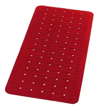 Противоскользящий коврик в ванну «Ridder» Playa 68306 80/38 каучук красный