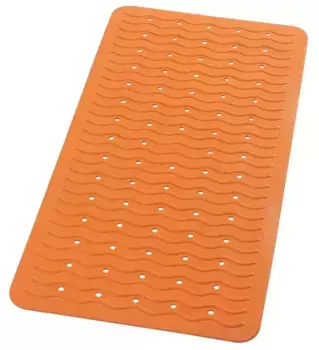 Противоскользящий коврик в ванну «Ridder» Playa 68314 80/38 каучук оранжевый
