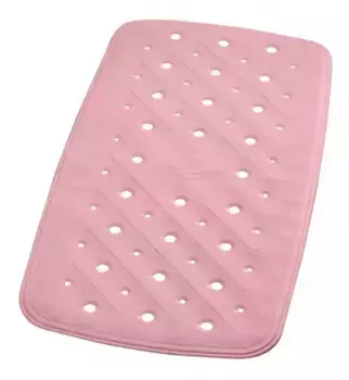 Противоскользящий коврик в ванну «Ridder» Promo 167802 71/37 каучук розовый