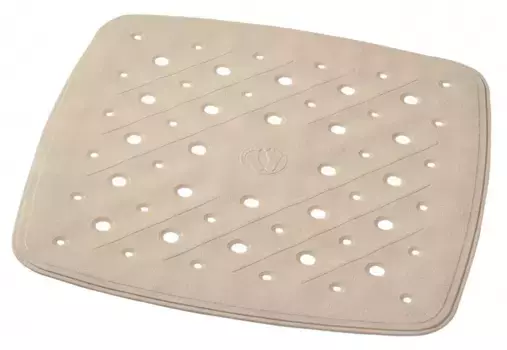 Противоскользящий коврик в ванну «Ridder» Promo 167909 51/51 каучук бежевый