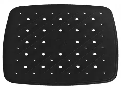 Противоскользящий коврик в ванну «Ridder» Promo 167910 51/51 каучук чёрный