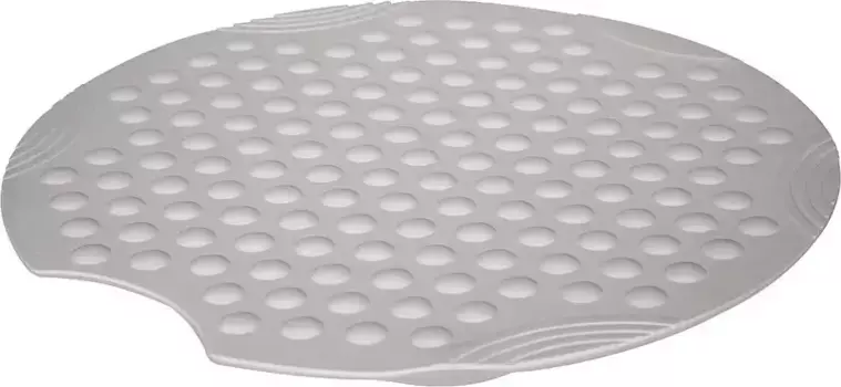 Противоскользящий коврик в ванну «Ridder» Tecno plus А6800207 55/55 каучук серый