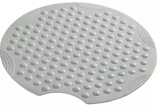 Противоскользящий коврик в ванну «Ridder» Tecno 68207 55/55 каучук серый