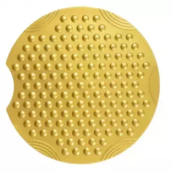 Противоскользящий коврик в ванну «Ridder» Tecno Ice 68848 55/55 каучук золото