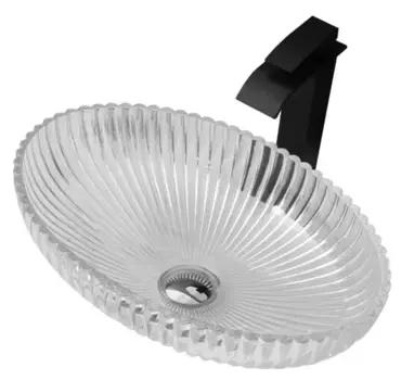 Раковина «Abber» Glas 51/34 AK2304 стеклянная прозрачная