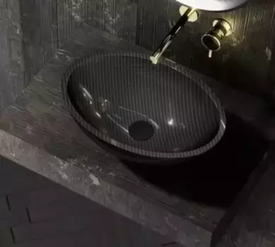 Раковина «Abber» Karbon 50/35 чёрная