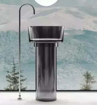 Раковина «Abber» Kristall 45/45 полиэфирная смола Onyx