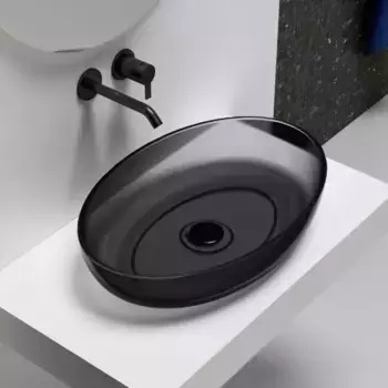 Раковина «Abber» Kristall 60/40 полиэфирная смола Onyx