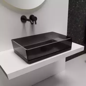 Раковина «Abber» Kristall 60/40 полиэфирная смола Onyx