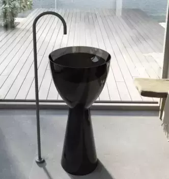 Раковина «Abber» Kristall AT2703Onyx 45/45 AT2703Onyx полиэфирная смола Onyx