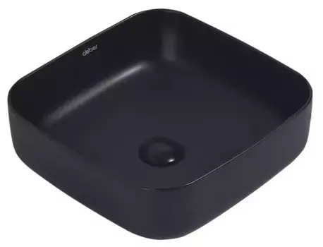 Раковина «Abber» Rechteck 38/38 фарфоровая черная матовая