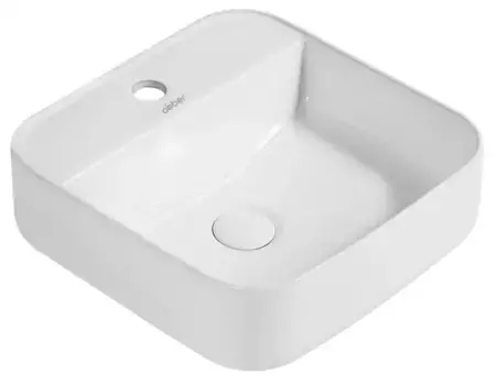 Раковина «Abber» Rechteck 39/39 фарфоровая белая