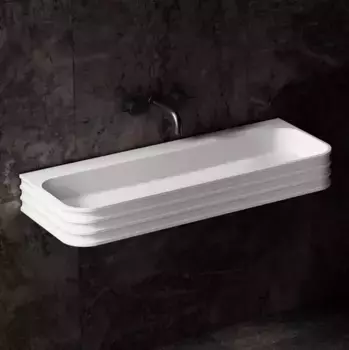 Раковина «Abber» Stein 80 AS2651 искусственный камень белая матовая
