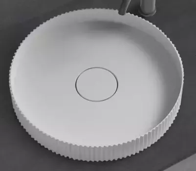 Раковина «Abber» Stein AS2604 40/40 искусственный камень белая матовая