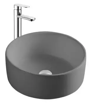 Раковина «Акватек» AQ5118-MG 40/40 фарфоровая серая матовая