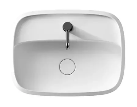 Раковина «Alice» Nur 60/45 фаянсовая белый матовый