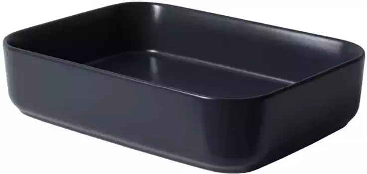 Раковина «Allen Brau» Fantasy Quad 50/36 4.11021.31 фарфоровая черная матовая