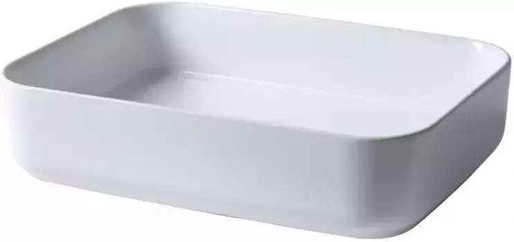 Раковина «Allen Brau» Fantasy Quad 50/36 4.11021.21 фарфоровая белая матовая