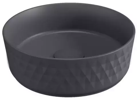 Раковина «Allen Brau» Fantasy Romb 36/36 4.11033.AN фарфоровая антрацит