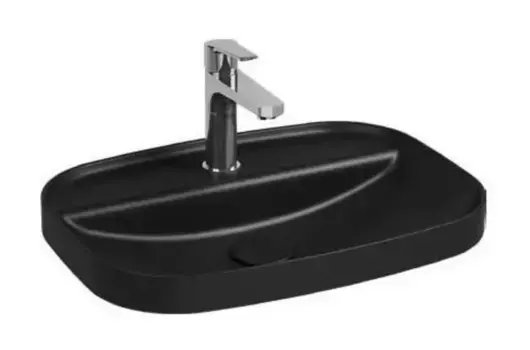 Раковина «Allen Brau» Fantasy Sphere 55/40 4.11034.31 фарфоровая черная матовая