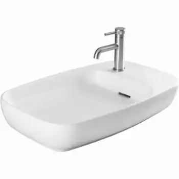 Раковина «Allen Brau» Liberty 2 70/43 4.32012.21 фарфоровая белая матовая правая