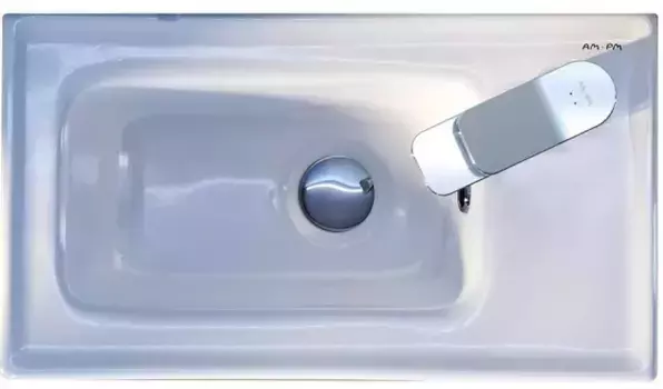 Раковина «Am.Pm» X-Joy 44/25 R New фарфоровая белая правая